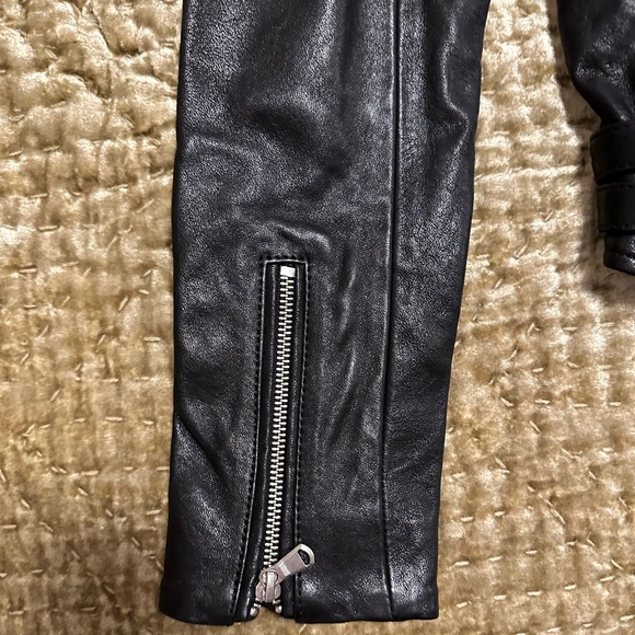 DSTLD Authentic Leather Biker Jacket NEW 🏍️ - Picture 12 of 13